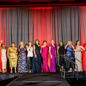 Local survivors walk in the fashion show at the 2026 San Diego Go Red for Women Luncheon