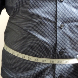 Waist measurement - man close up