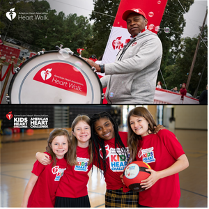 Heart Walk, Kids Heart Challenge, American Heart Challenge rank in top 5 U.S. fundraisers