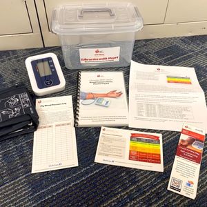 What's in a blood pressure monitoring kit