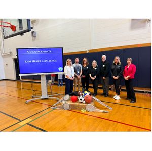 Brownville-Glen Park Elementary School celebrates heart-healthy challenge with new recess equipment