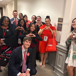 Texas Advocates meet with legislative staff at the State Capitol
