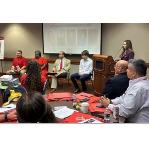 Advocate Experience Panel - Jesus Barajas, Yamaceeta Thompson, Joel Romo, Beckett Moore, and Chloe Burke