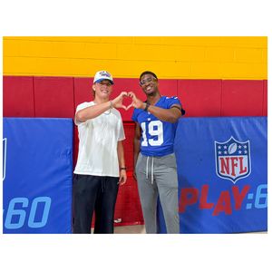 New York Giants' Jameis Winston leads NFL PLAY 60 day to boost youth physical activity 