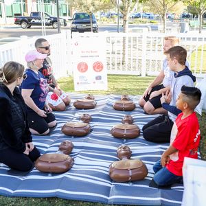 Hands-Only CPR Training at the 2025 West Valley Heart Walk