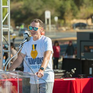 Dave Morgan at the Heart Walk