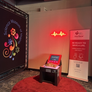 Virginia’s First CPR Training Kiosk arrives at the Science Museum of Virginia