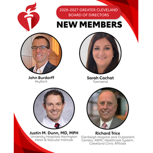 American Heart Association – Greater Cleveland welcomes four new board members for 2026-2027