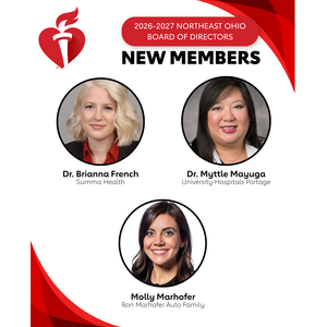 American Heart Association – Northeast Ohio welcomes three new board members