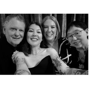 Sara Kutzle with friends and family