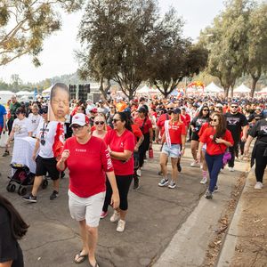 Walkers at the 2025 Los Angeles Heart Walk