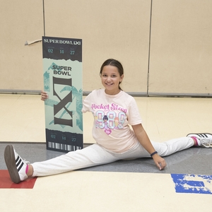 Super Bowl ticket LXI ticket winner Sophia