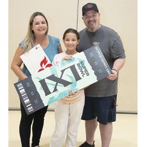 Michele and Jared Farwell with their daughter Sophia