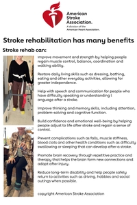 Benefits of Stroke Rehabilitation Infographic