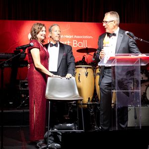 Bruce and Donna Fischer with Tim Lanier