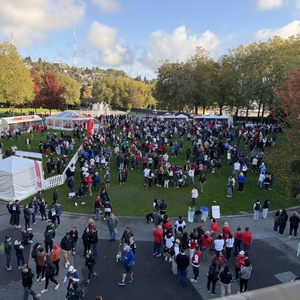Walkers fill Fisher Green