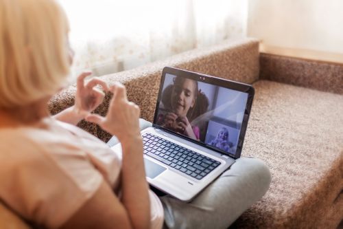 Video call with granchild