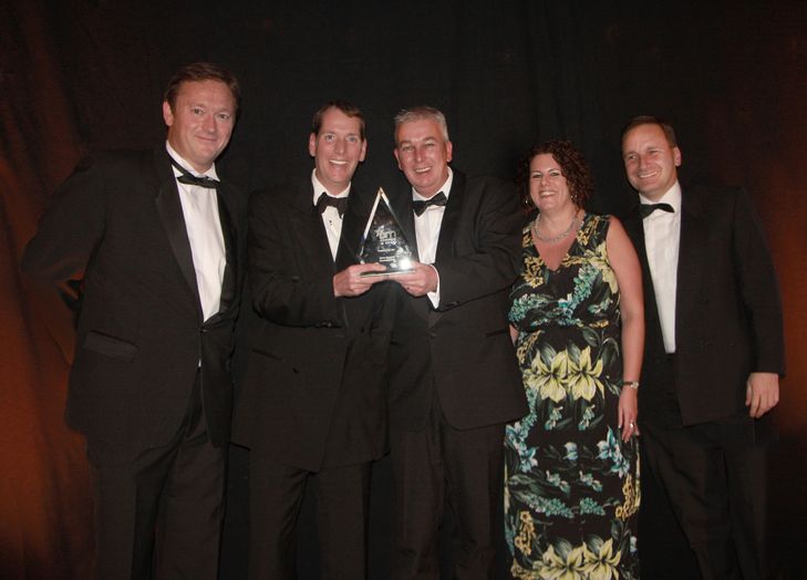 Xerox European Team Accepts Product of the Year Award