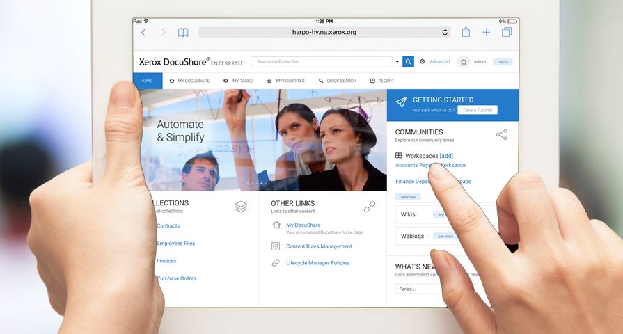 New Personal Productivity Solutions from Xerox Ease Data Security and Document Collaboration Workload