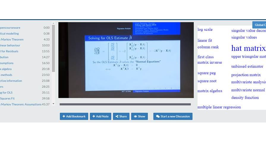 Xerox Innovation Turns Online Video Lectures Into Next-Gen College “Text Books” and E-Learning Tutors