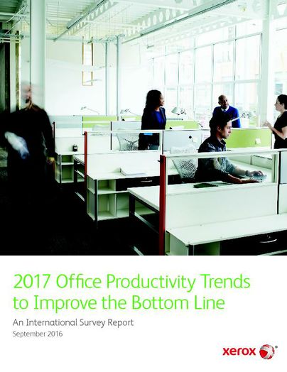 2017 Office Productivity Trends to Improve the Bottom Line Survey Report