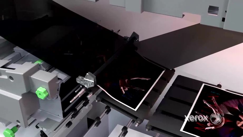 Demo of the Xerox Iridesse Production Press
