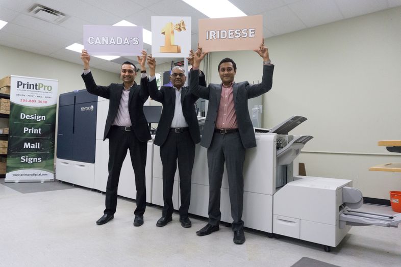 PrintPro Digital & Offset Printing Team with New Xerox Iridesses Production Press