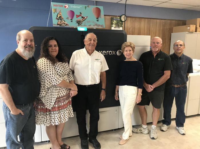 Minuteman Press Team and Xerox Iridesse Production Press