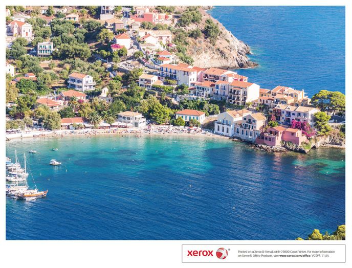 Print Sample from the Xerox VersaLink C9000 Color Printer