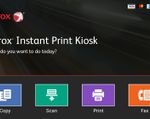 Xerox Instant Print Kiosk Touchscreen