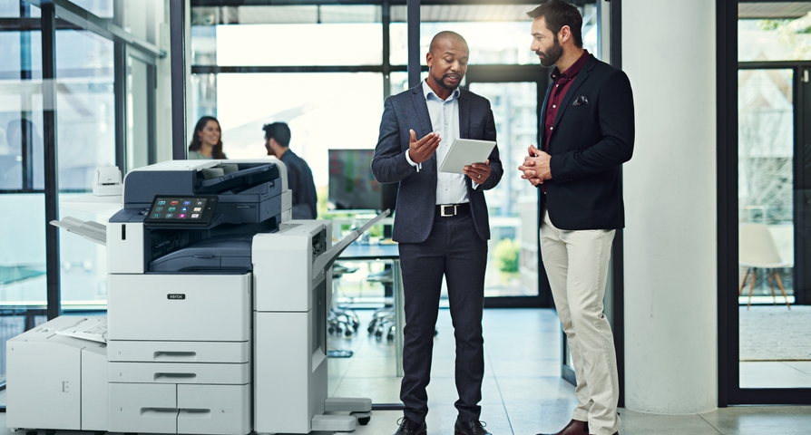 Xerox AltaLink C8200 multifunction printer in a modern office