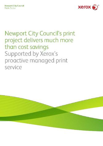 Case Study: See how Xerox managed print service supports Newport City Council's new ways of working