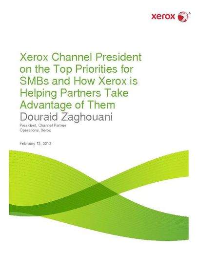 Q&A with Xerox Channel President
