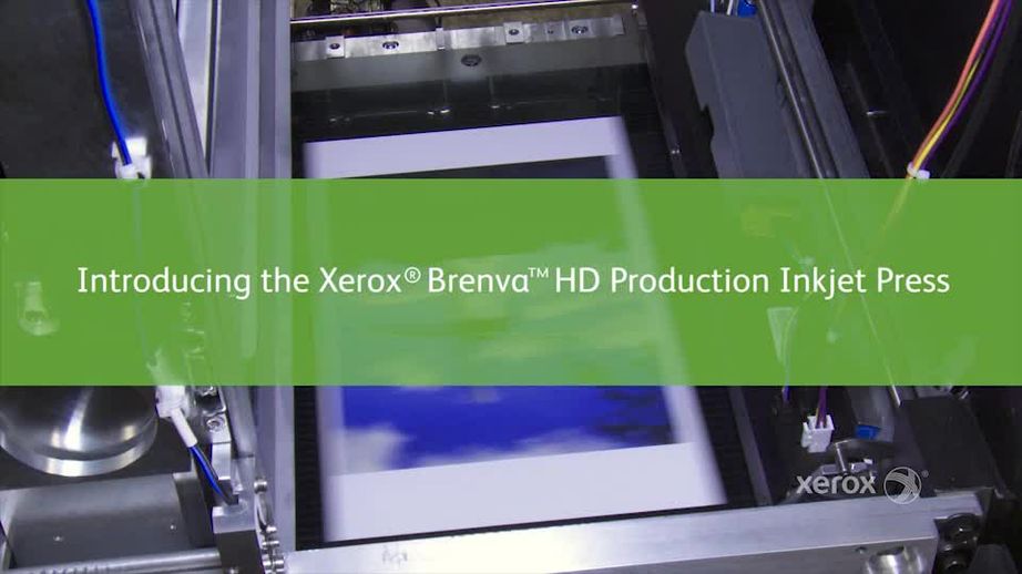 Watch video on the Xerox Brenva HD Production Inkjet Press