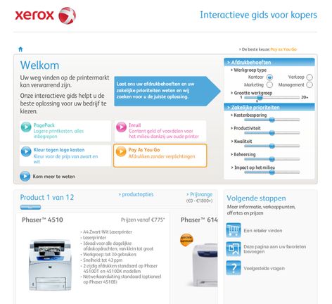 Online interactieve keuzegids hr