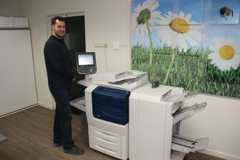 1. Ralph Elshof van Rowa Druk & Media bij de nieuwe Xerox 560