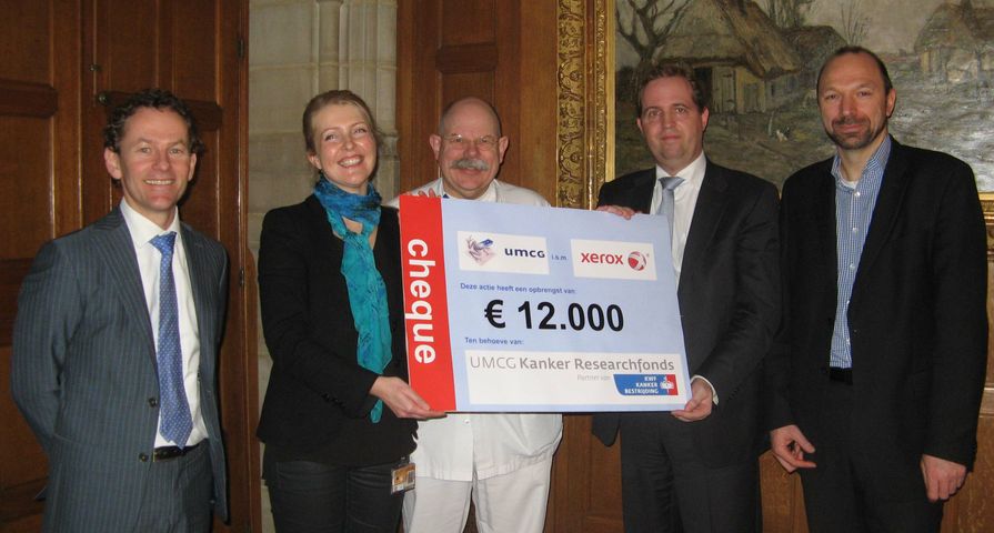 Xerox en het UMCG werken samen voor Kanker Researchfonds 