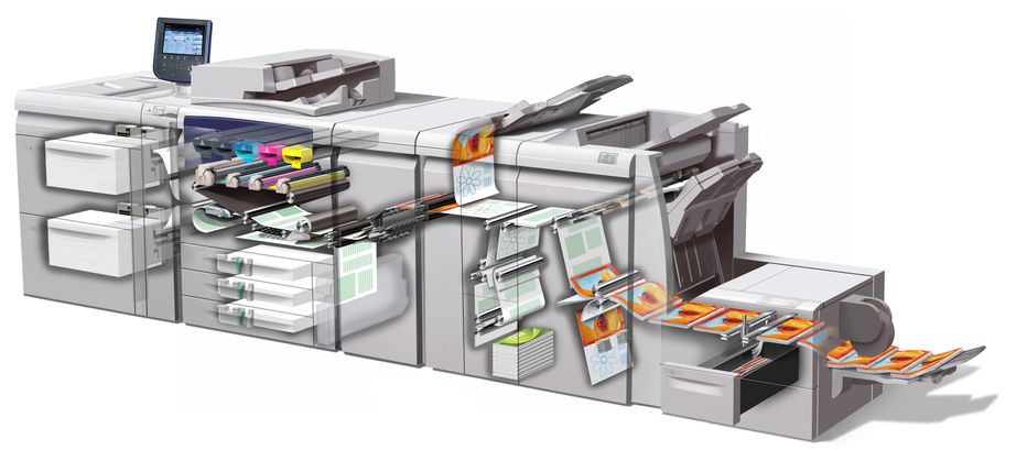 1. Dwarsdoorsnede Xerox J75
