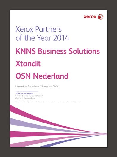 Xerox Partner Awards 2014