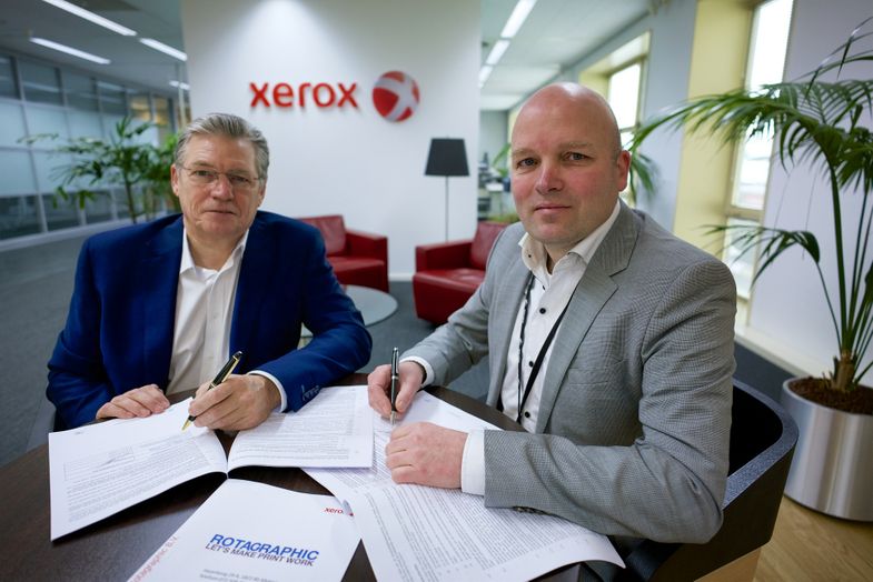Ondertekening samenwerking Rotagraphic_Xerox