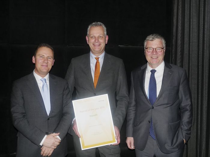 Wilco van Bezooijen (Xerox), Bob Bron (Xtandit), Herman Levert (Xerox)